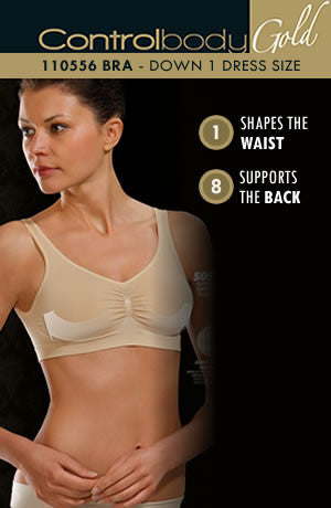 Control Body Bra With Wide Straps - Medium Support