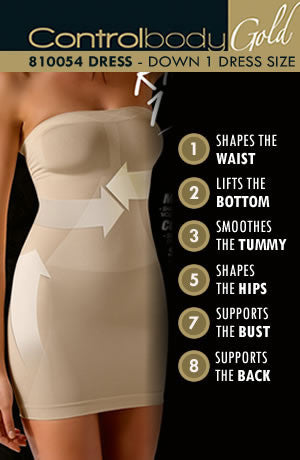 Control Body Shaping Dress - Medium Support