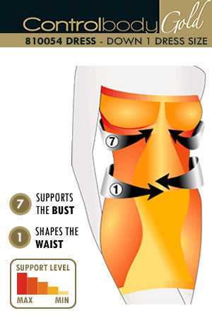 Control Body Shaping Dress - Medium Support