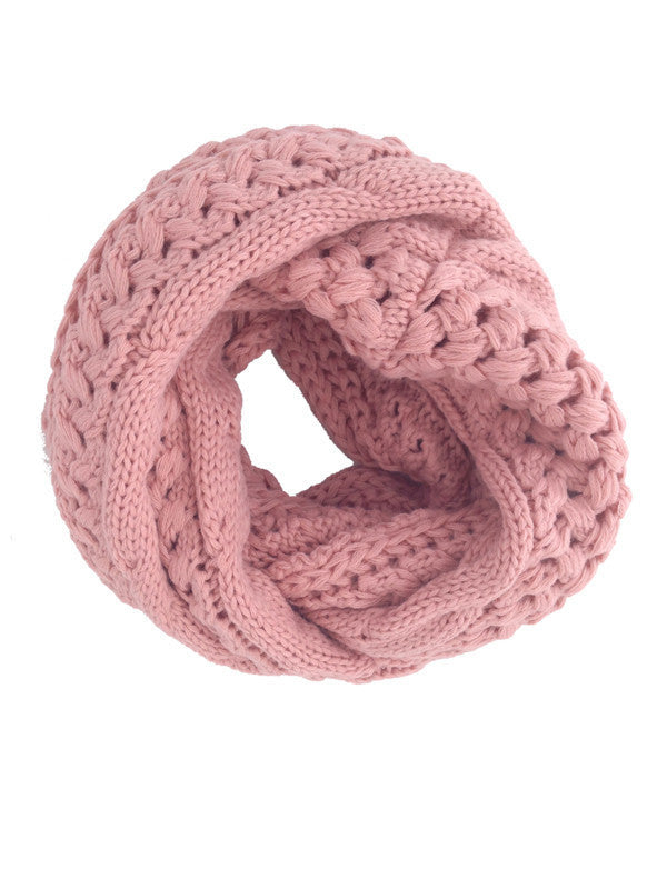 Chunky Knit Infinity Loop Scarf