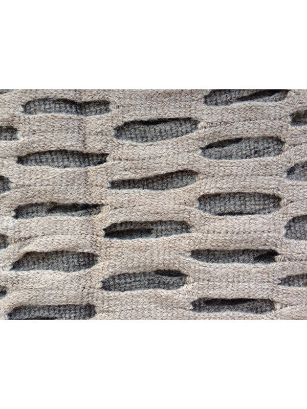 Lattice Fringe Loop Scarf