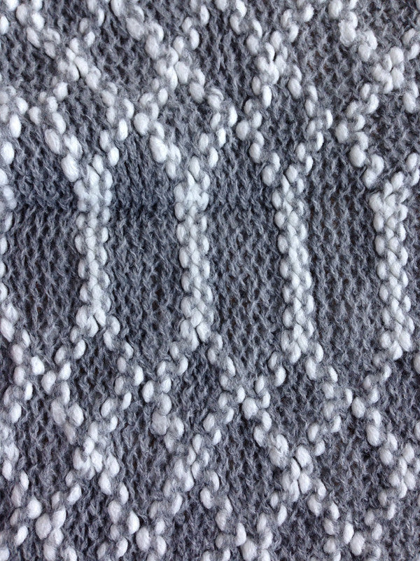 Lattice Fringe Loop Scarf