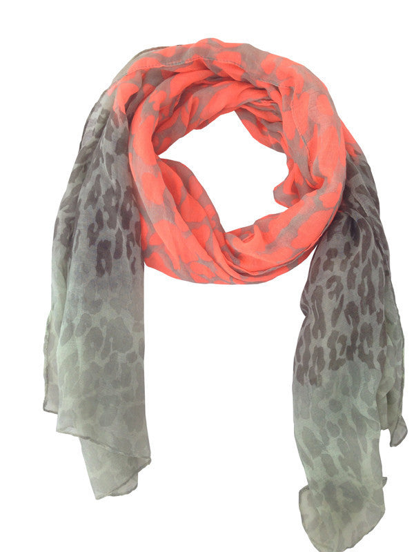 Two-toned Cheetah Scarf