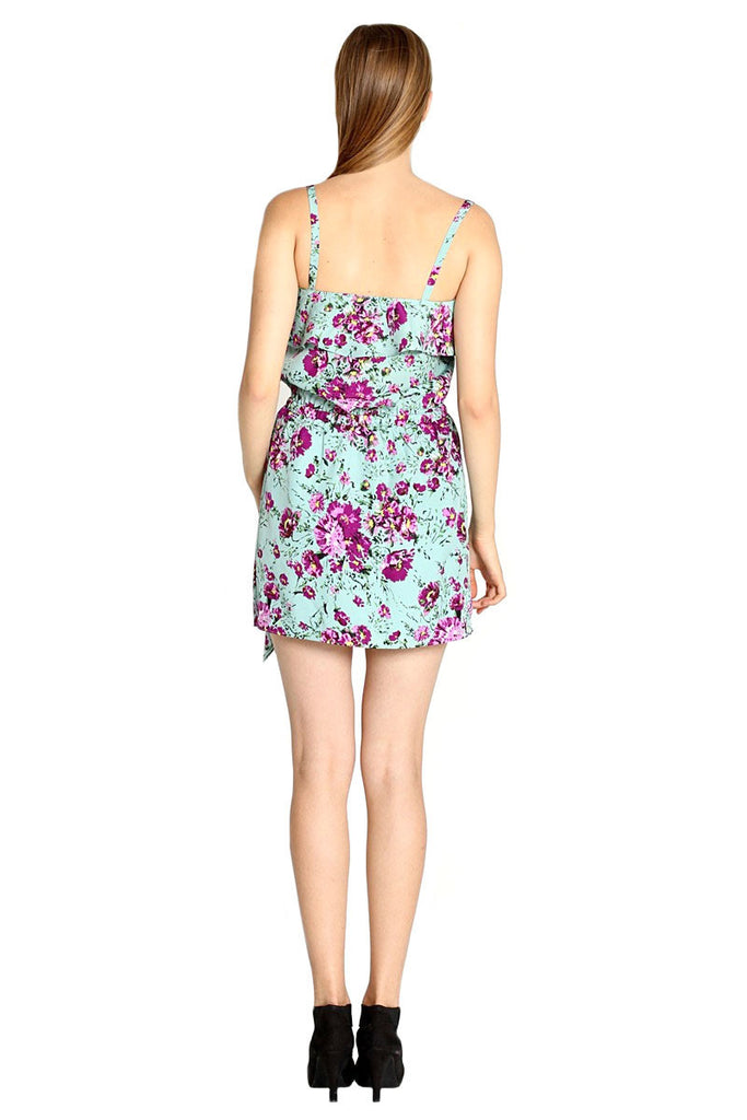 Sage in Ruffles Dress