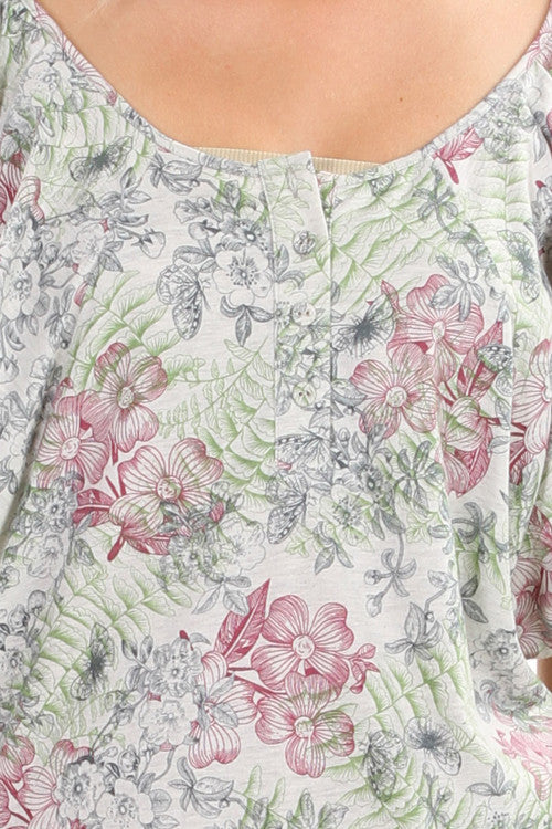 Sketching Florals Dress