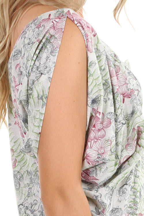 Sketching Florals Dress