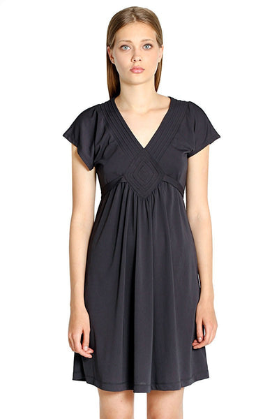 Navy Point Dress