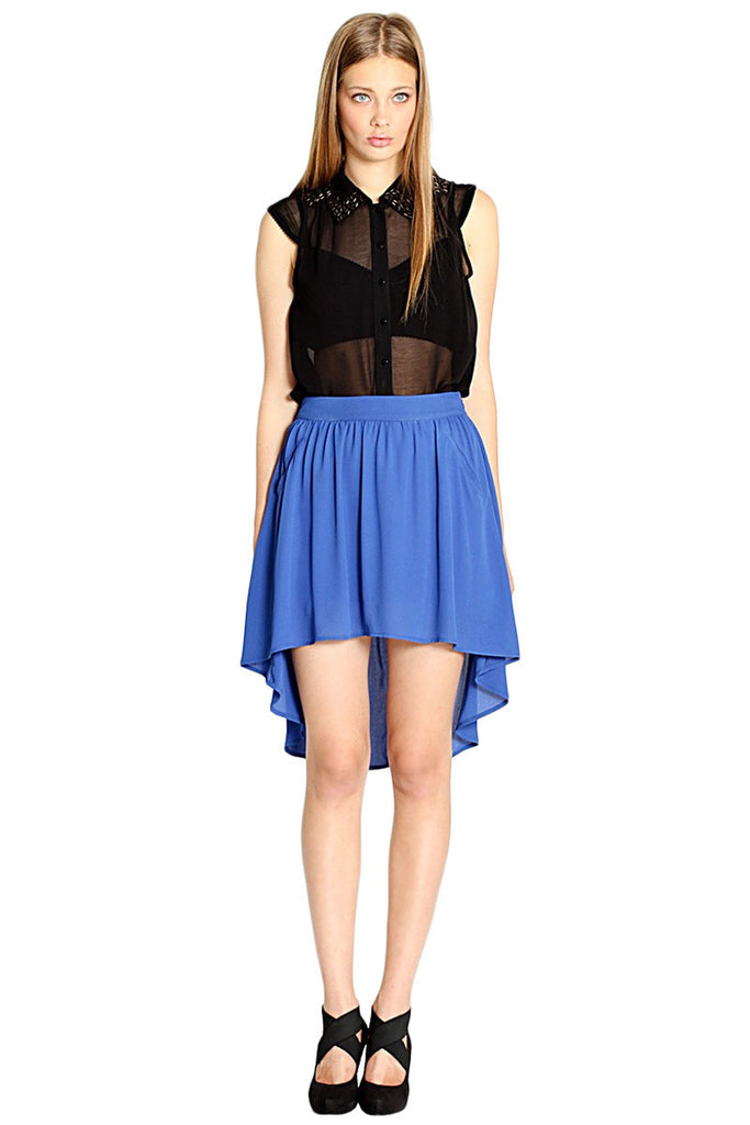 Rustle of Blue Skirt