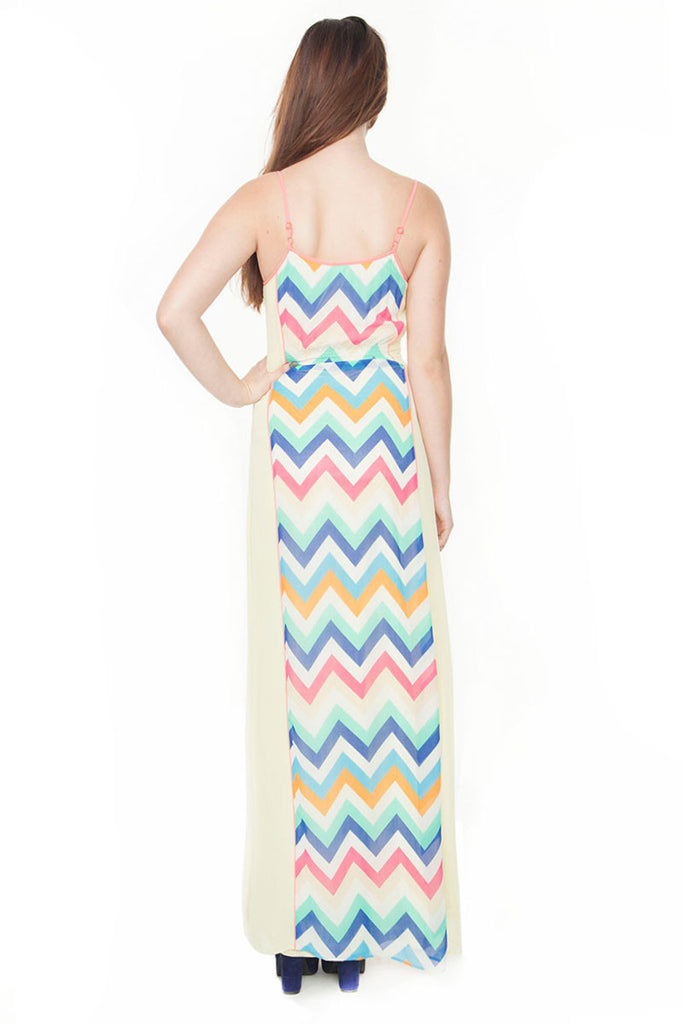 Chevron Column Dress