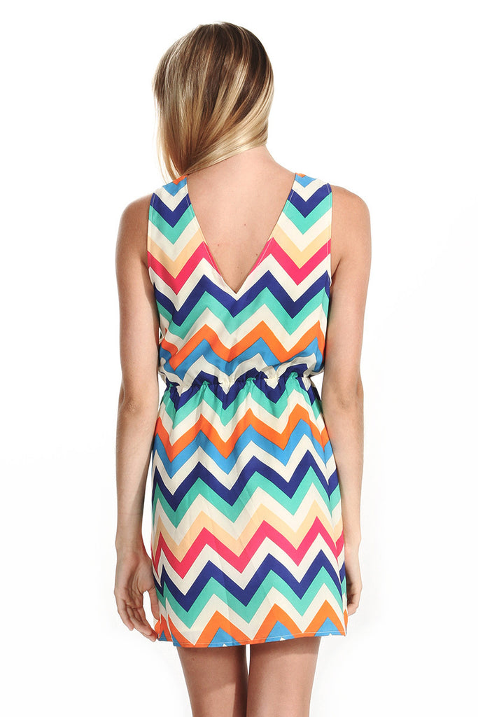 Rainbow Wave Dress