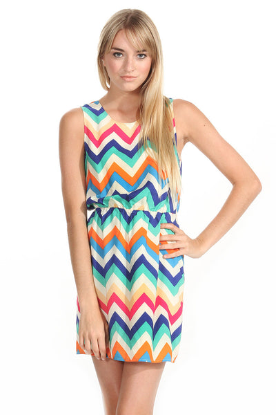 Rainbow Wave Dress
