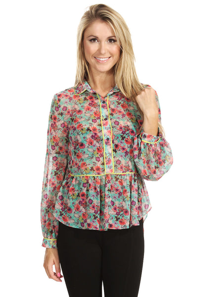 Bright Blooms Top