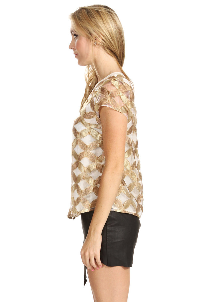 Gold Star Top