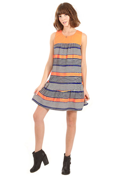Orange Burst Dress
