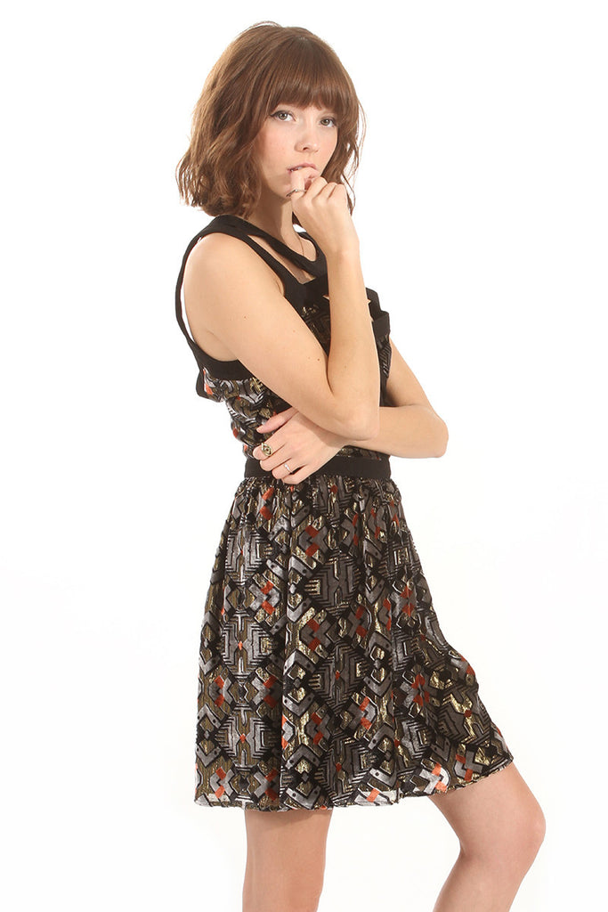 Stained Glass Velvet Dress