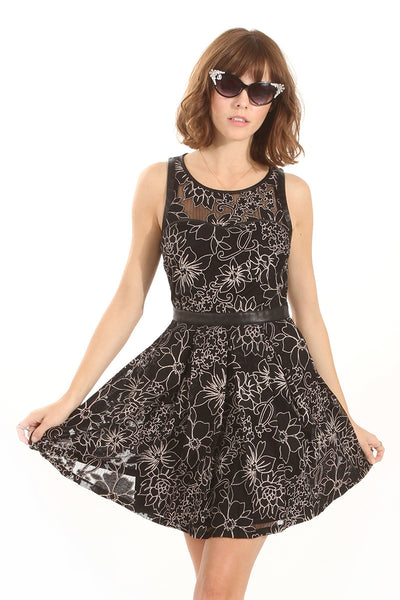 Midnight Camille Dress