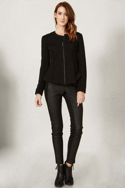 Sleek Peplum Jacket