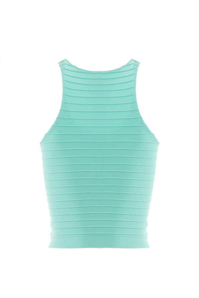 Seamless Ribbed Cropped Tank