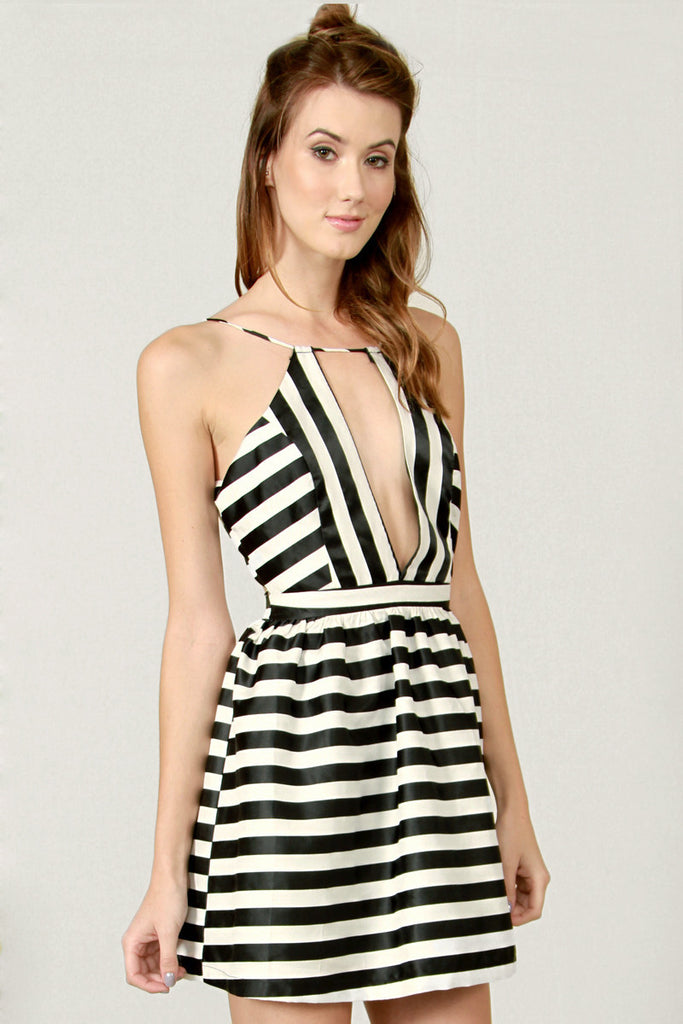 Classic Lines Halter Dress