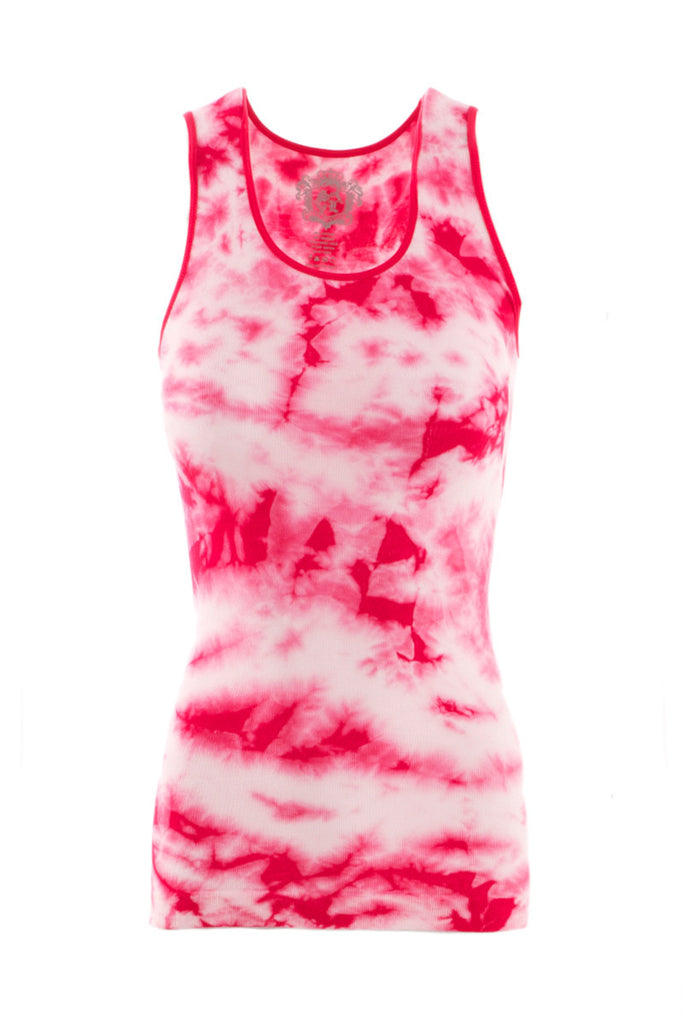 Single Color Tie Dye Tank Top