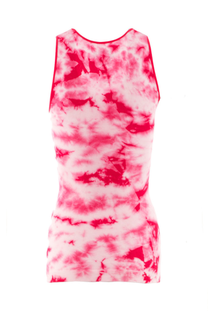 Single Color Tie Dye Tank Top