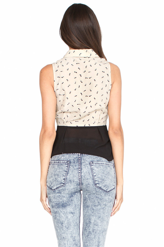 Stepford Chiffon Top