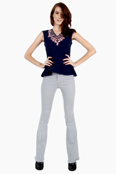 Wildflower Peplum Top