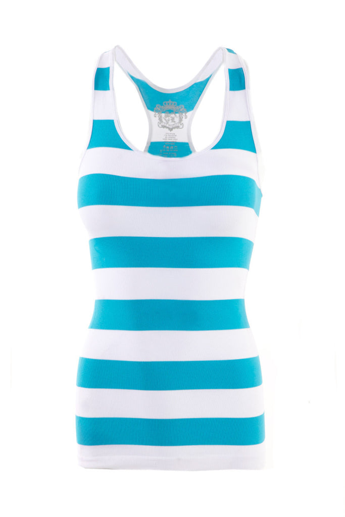 Striped Racerback Tank Top