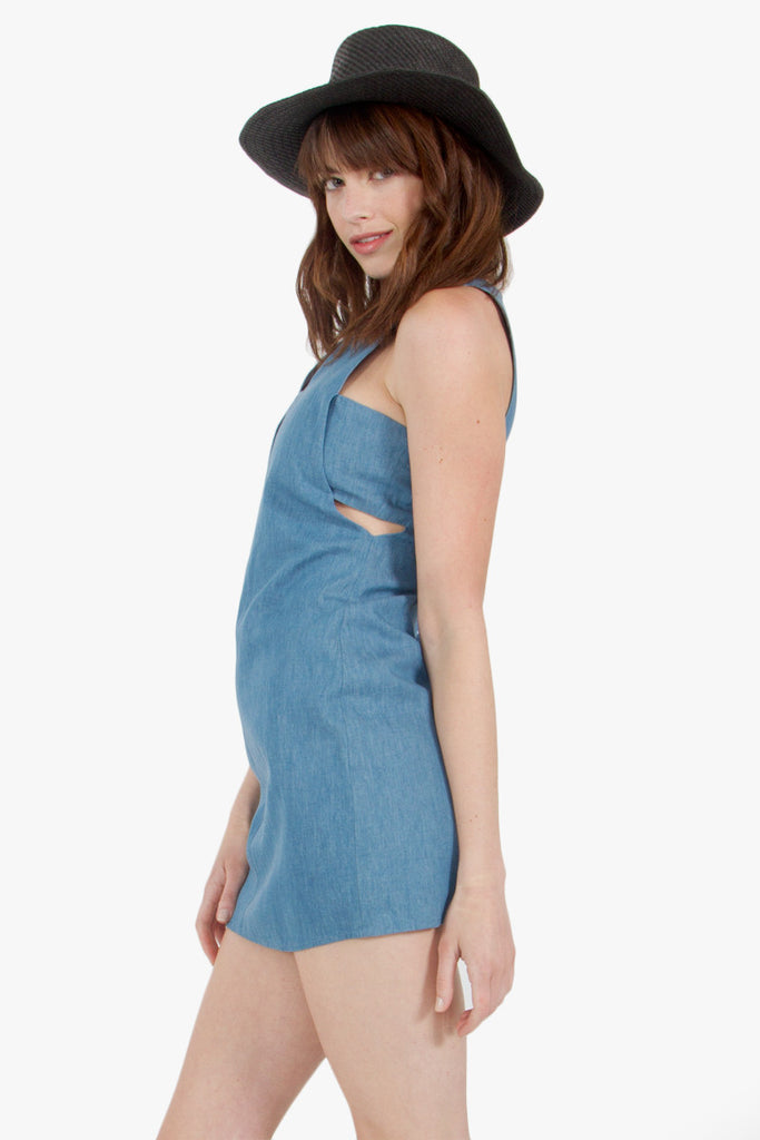 Chambray Cuts Dress