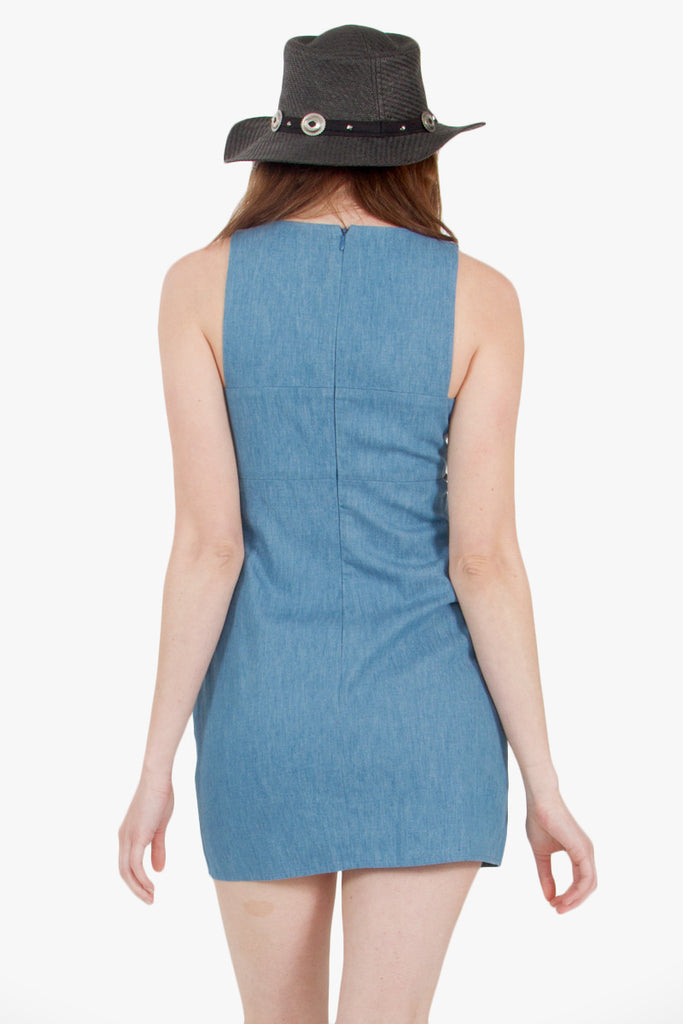 Chambray Cuts Dress