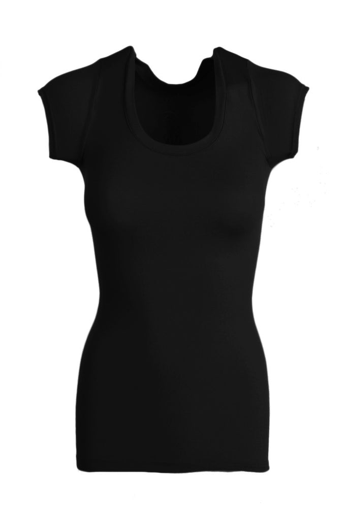 Seamless Cap Sleeve Shirt