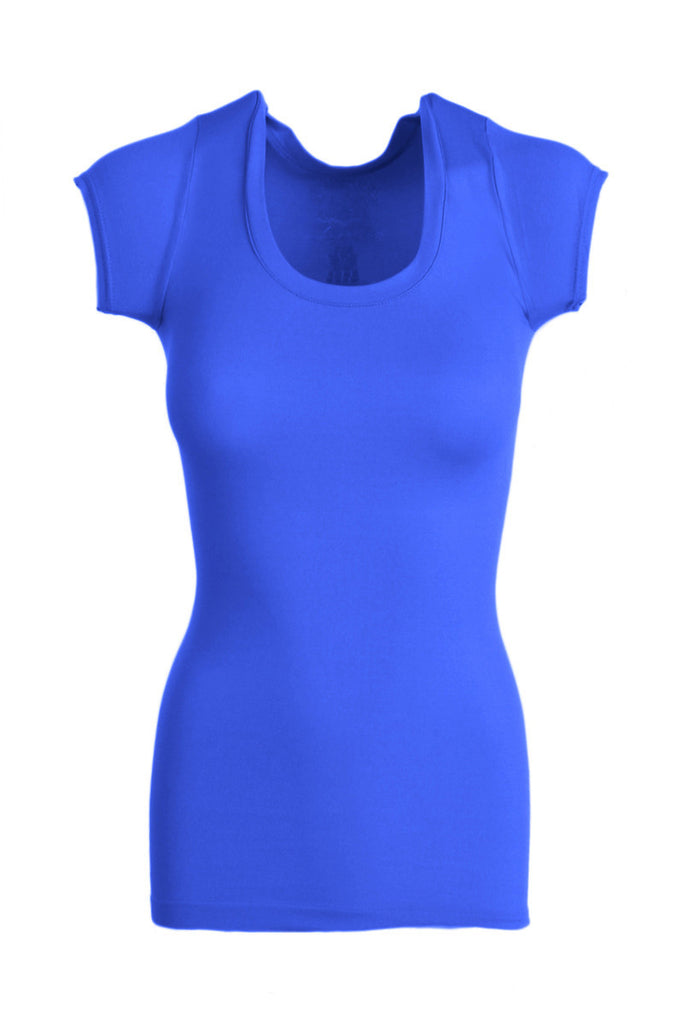 Seamless Cap Sleeve Shirt