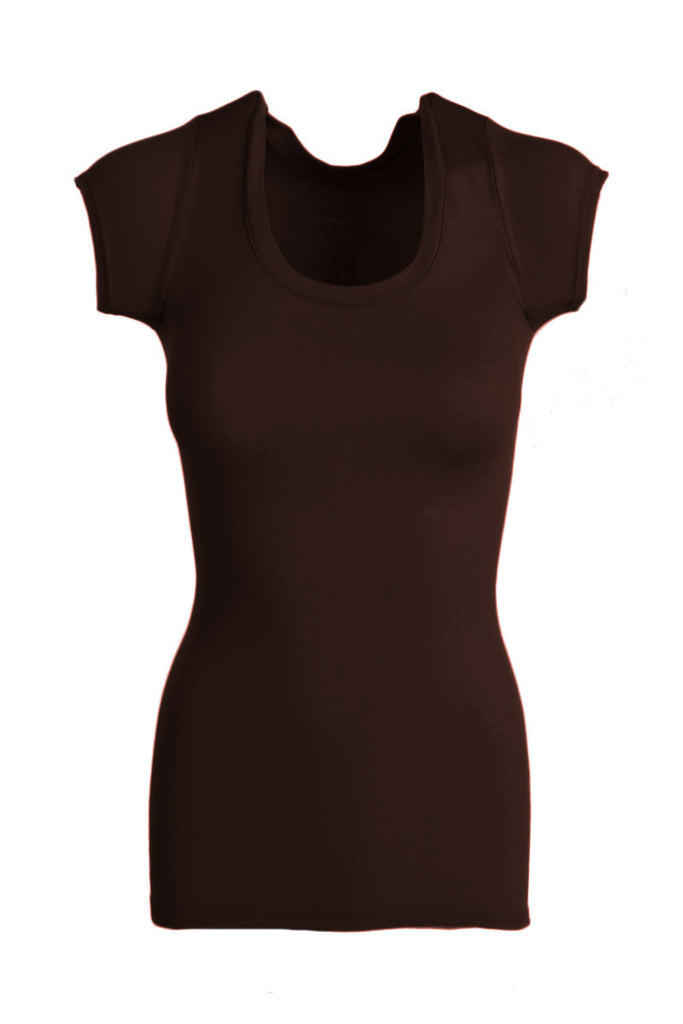 Seamless Cap Sleeve Shirt