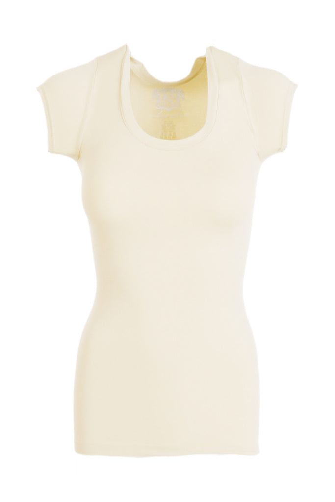 Seamless Cap Sleeve Shirt