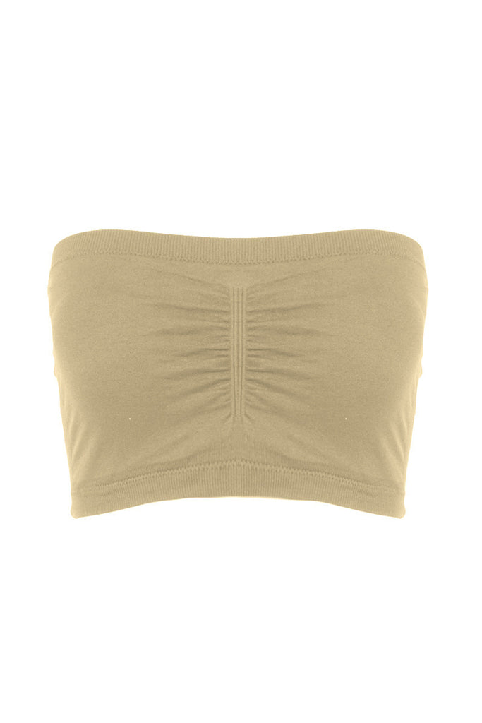 Cinched Front Tube Top