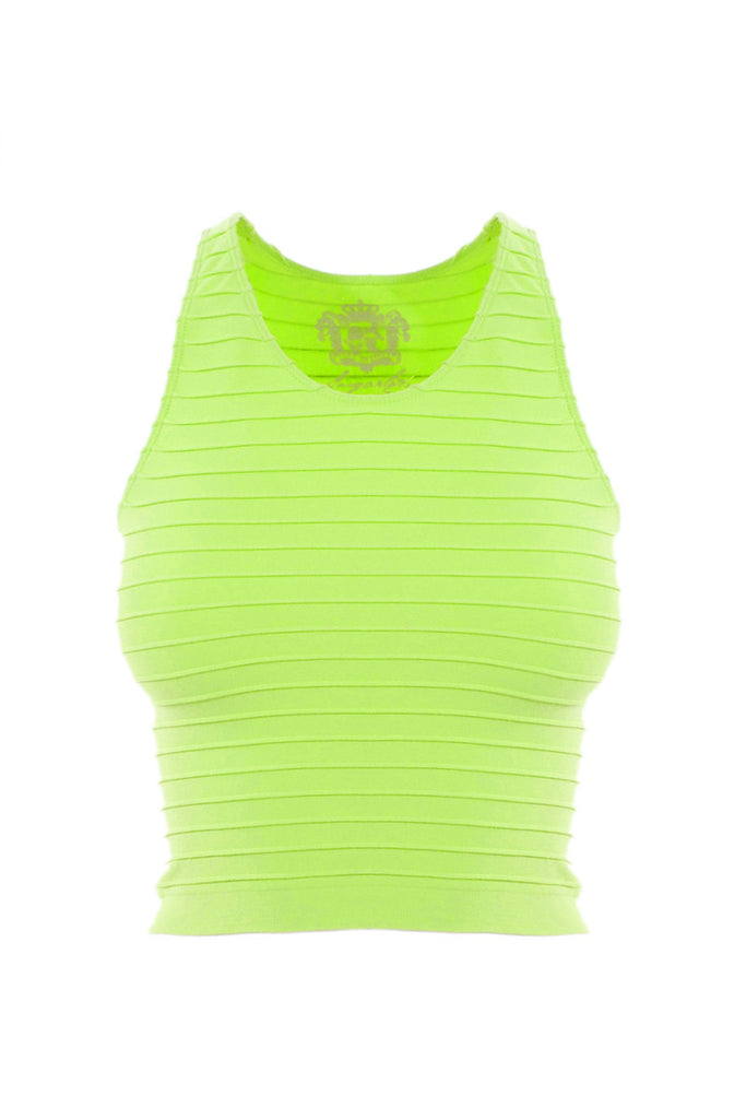Seamless Ribbed Cropped Tank
