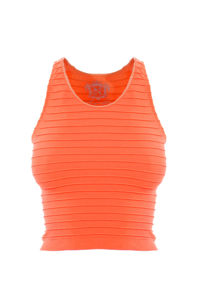 Seamless Ribbed Cropped Tank