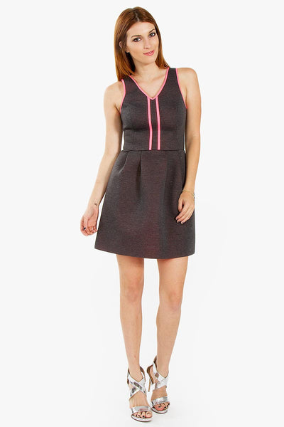 Pink Pipes Scuba Dress