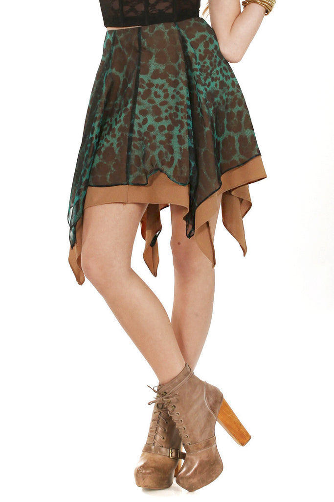 Leopard Hanky Skirt