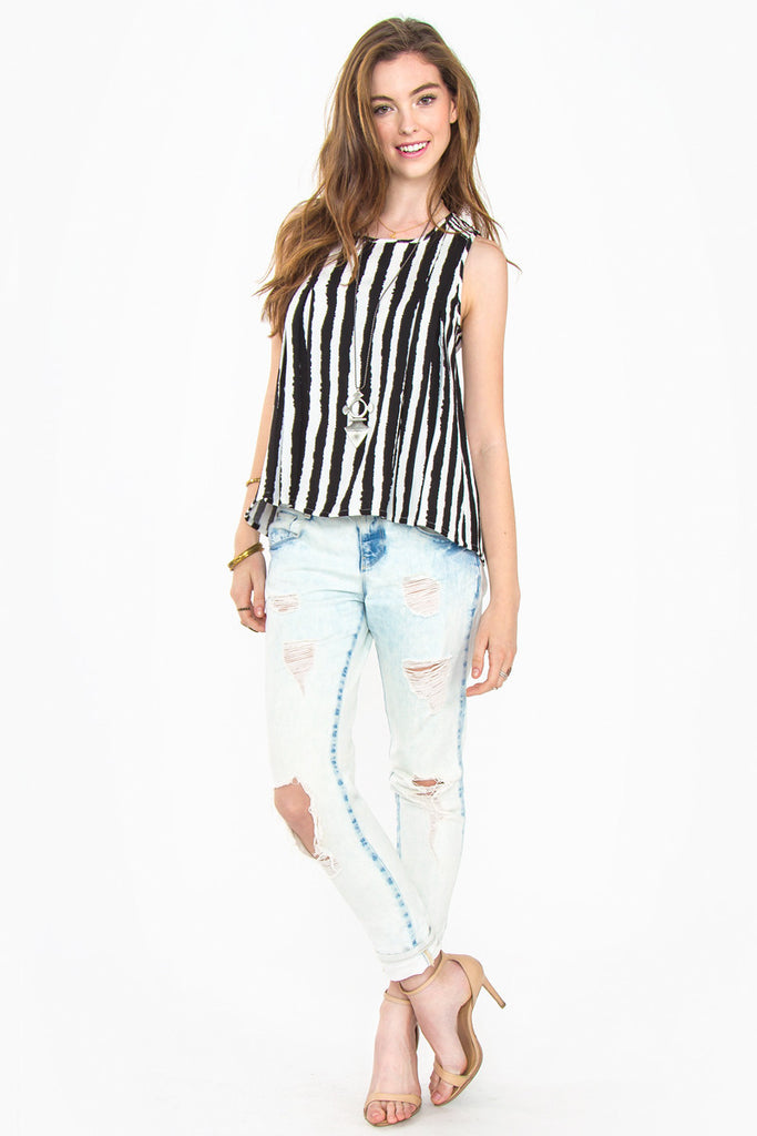 Stripe Up Top